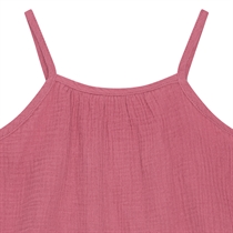 BIRKHOLM Muslin Top Hindbær Rosa